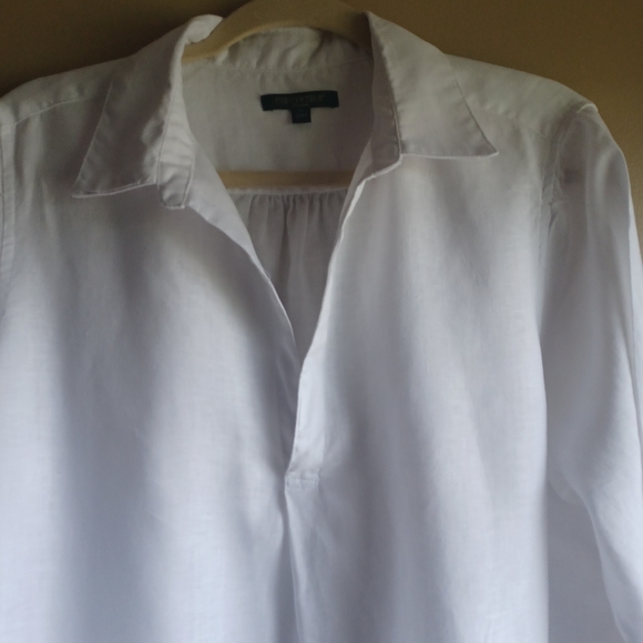 FOR CYNTHIA 100%LINEN BLOUSE - Picture 4 of 7